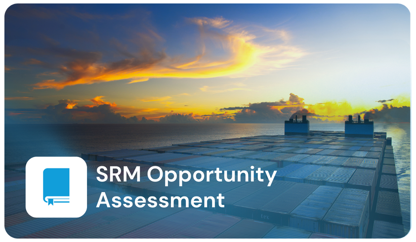Cover image of the SRM Opportunity Assessment explaining potential value in supplier relationship management