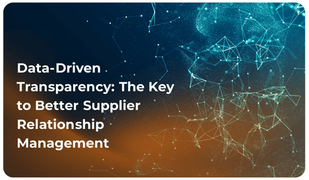 Illustration representing data driven transparency in supplier relationship management